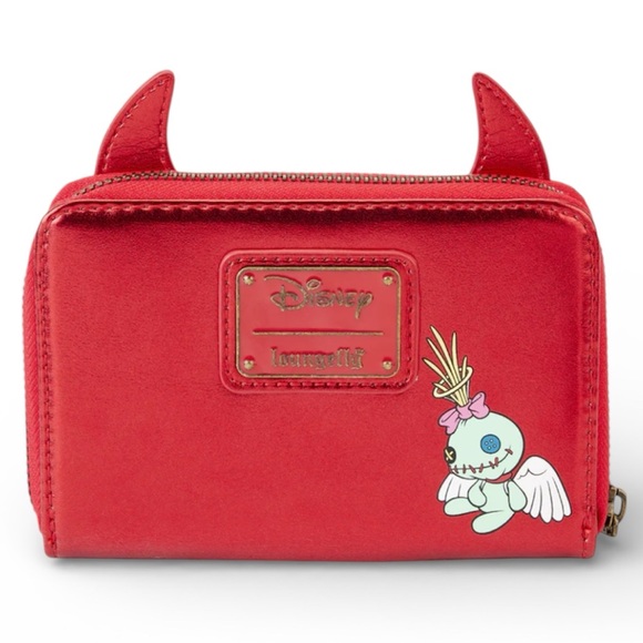 Loungefly Disney Stitch Devil Ears Zip Wallet - NWT - Picture 2 of 4